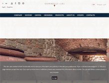 Tablet Screenshot of gonnelli1585.it